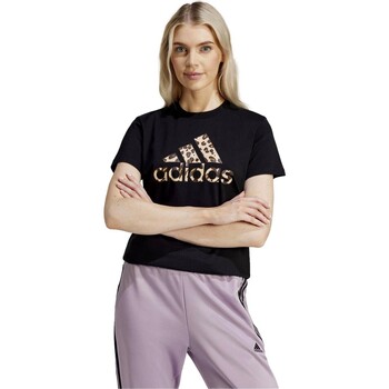 textil Dam T-shirts adidas Originals CAMISETA MUJER  ANIMAL GT IT1425 Svart