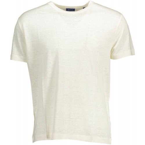 textil Herr T-shirts Gant 21012023029 Vit