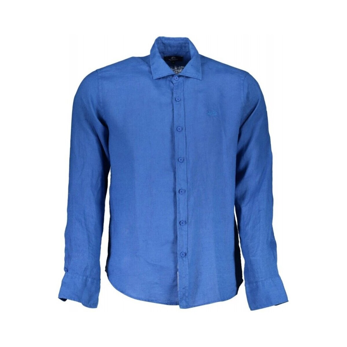 textil Herr Långärmade skjortor La Martina XMC005-TL319 Blå