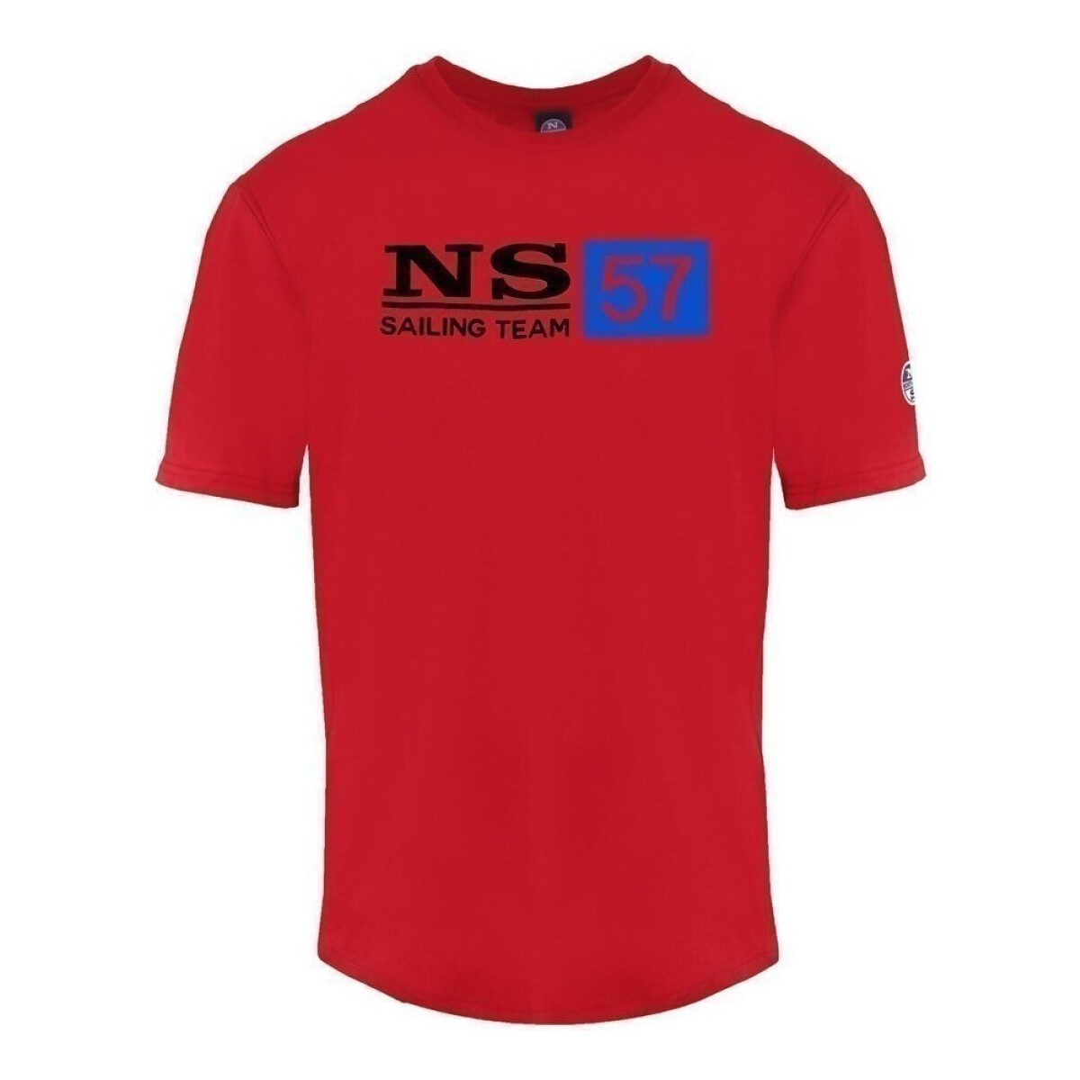 textil Herr T-shirts North Sails 9024050230 Röd