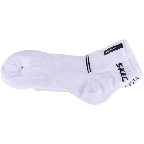 Underkläder Sportstrumpor Skechers 5PPK Wm Mesh Ventilation Quarter Socks Vit
