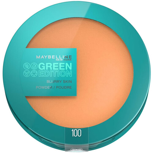 skonhet Dam Blush & punder Maybelline New York Green Edition Blurry Skin Face Powder - 100 Brun