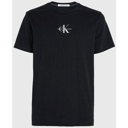 textil Herr T-shirts Calvin Klein Jeans J30J323483BEH Svart