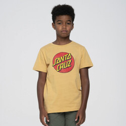 textil Barn T-shirts & Pikétröjor Santa Cruz Youth classic dot t-shirt Beige