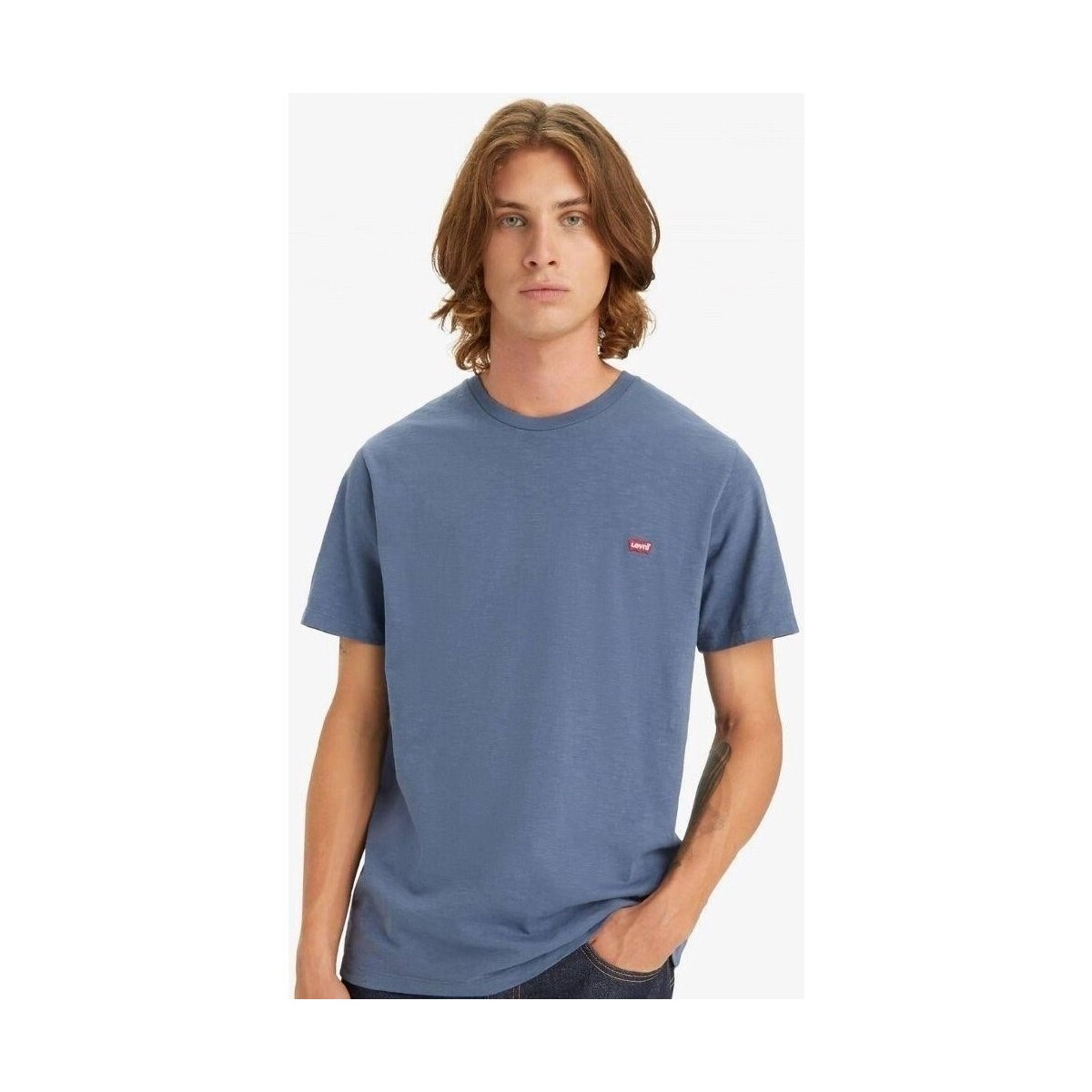 textil Herr T-shirts Levi's 56605 0197 ORIGINAL Blå