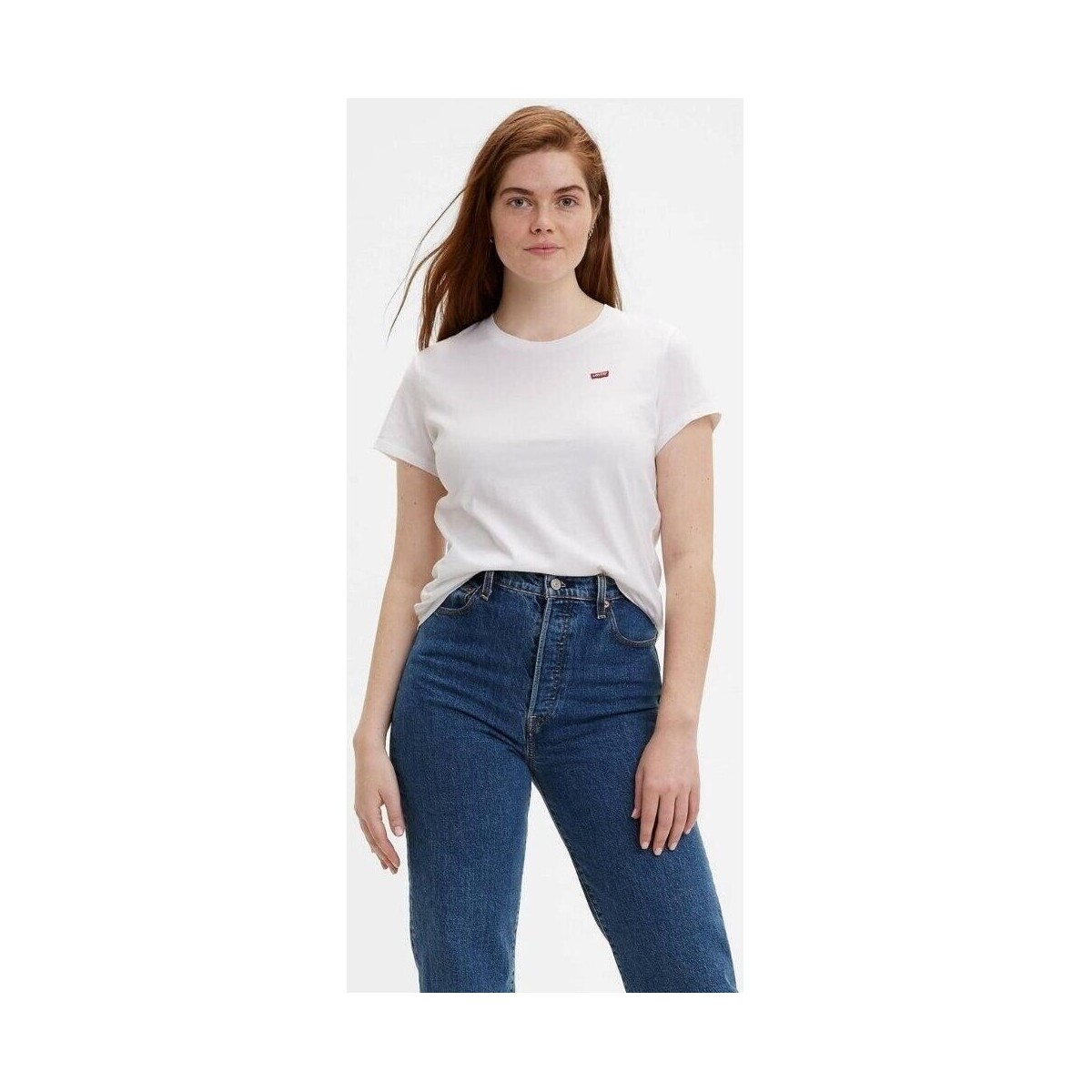 textil Dam T-shirts & Pikétröjor Levi's 39185 0006 PERFECT Vit