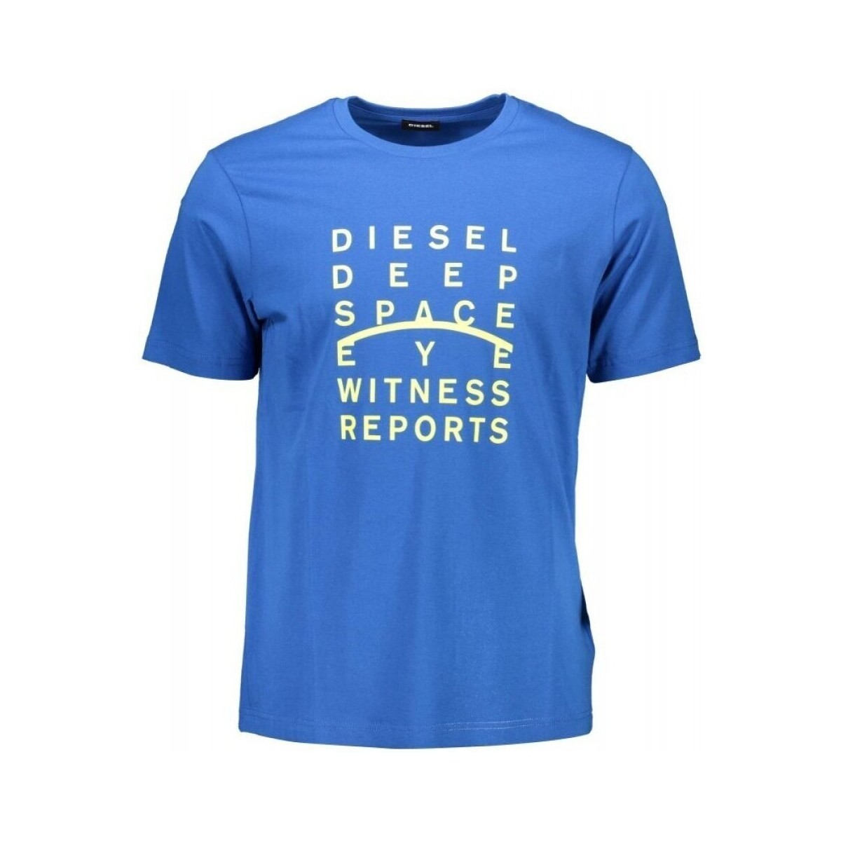 textil Herr T-shirts Diesel S4EL-T-JUST Blå