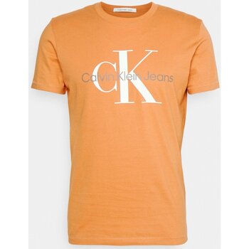 textil Herr T-shirts Calvin Klein Jeans J30J320806 Orange