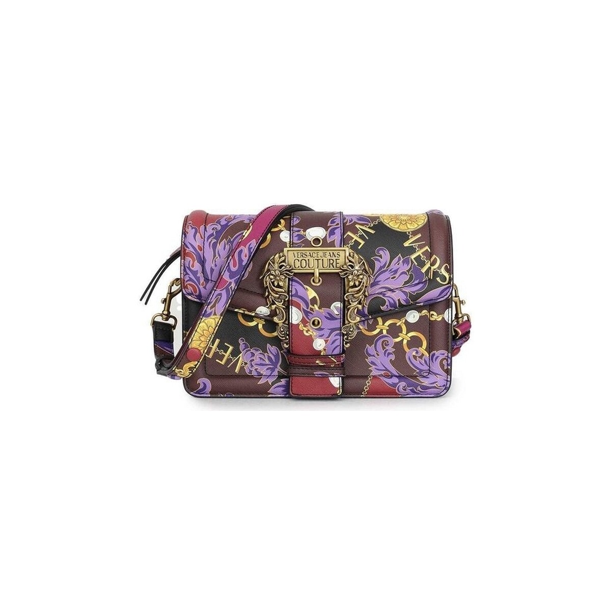 Väskor Dam Handväskor med kort rem Versace Jeans Couture 75VA4BF1 Violett