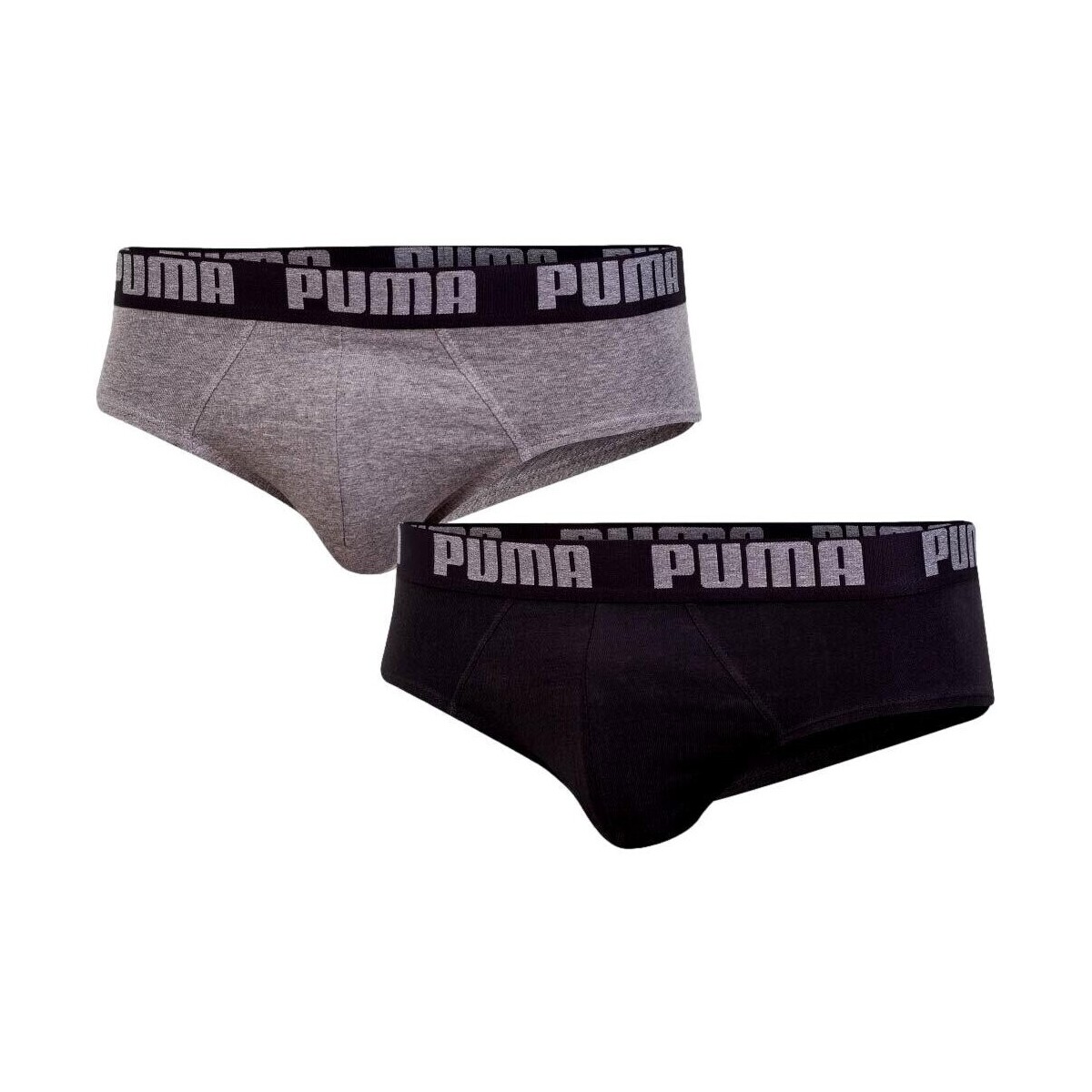 Underkläder Herr Briefs Puma CALZONCILLO SLIP PACK DE DOS  521030001 Grå