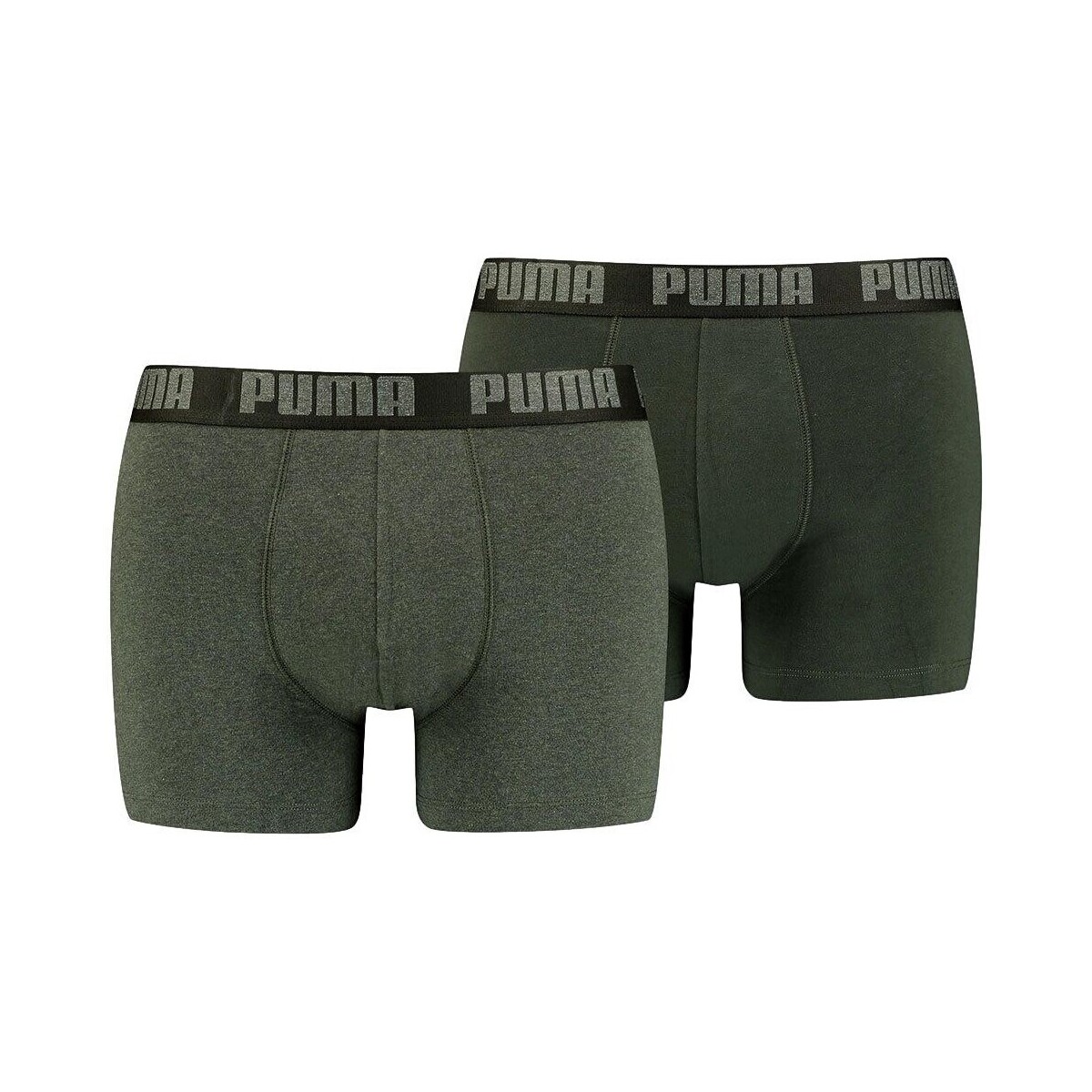 Underkläder Herr Boxershorts Puma CALZONCILLOS HOMBRE BOXERS PACK DE DOS  521015001 Grön