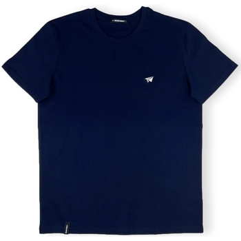 textil Herr T-shirts & Pikétröjor Organic Monkey T-Shirt Paper Plane - Navy Blå