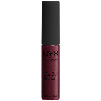 skonhet Dam Läppstift Nyx Professional Make Up Soft Matte Metallic Cream Lipstick - Copenhagen Brun