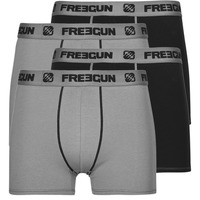 Underkläder Herr Boxershorts Freegun BOXERS COTON P2 X4 Grå / Svart