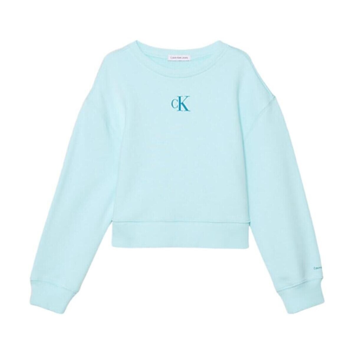 textil Flickor Sweatshirts Calvin Klein Jeans  Blå