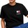 textil Herr T-shirts Tommy Jeans CAMISETA HOMBRE ESSENTIAL FLAG   DM0DM18263 Svart