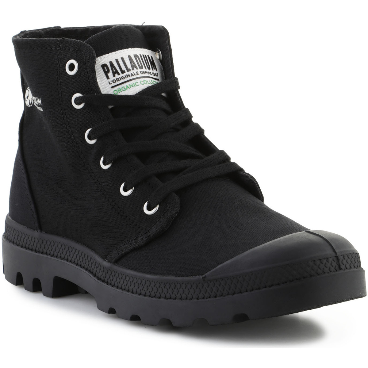 Skor Höga sneakers Palladium Hi Organic II U 77100-008-M Black/Black Svart