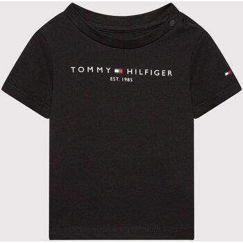 textil Barn T-shirts Tommy Hilfiger KN0KN01487 Svart