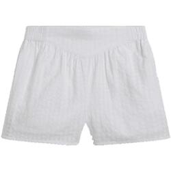 textil Flickor Shorts / Bermudas Tommy Hilfiger  Vit