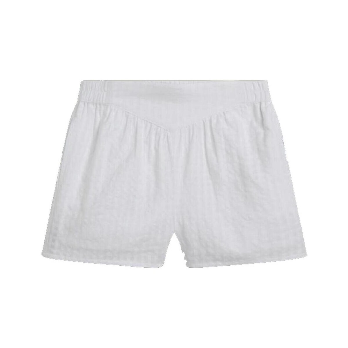 textil Flickor Shorts / Bermudas Tommy Hilfiger  Vit