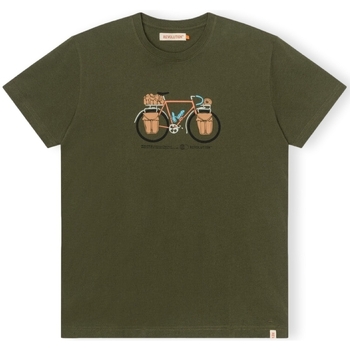 textil Herr T-shirts & Pikétröjor Revolution T-Shirt Regular 1344 PAC - Army Grön