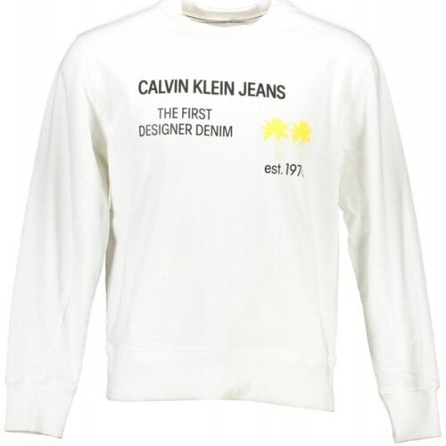 textil Herr Sweatshirts Calvin Klein Jeans J30J318173 Vit