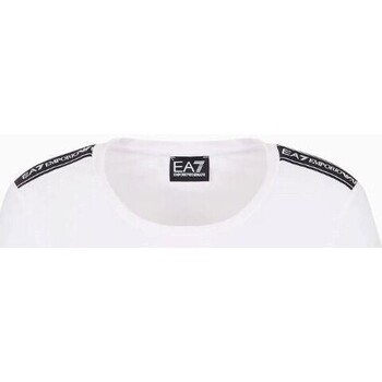 textil Dam T-shirts & Pikétröjor Emporio Armani EA7 3DTT44 TJ6SZ Vit
