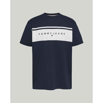 textil Herr T-shirts Tommy Hilfiger DM0DM18658C1G Blå