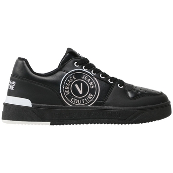 Skor Herr Sneakers Versace 76YA3SJ1 Svart