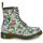 Skor Dam Boots Dr. Martens 1460 W Multi Floral Garden Print Backhand Vit / Flerfärgad