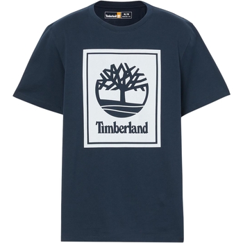 textil Herr T-shirts Timberland 227465 Blå