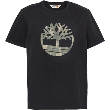 textil Herr T-shirts Timberland 227656 Svart