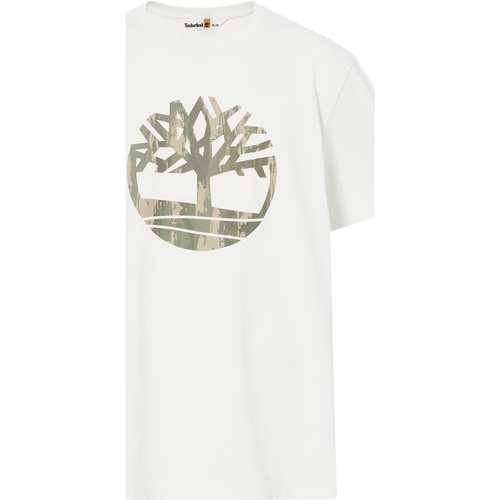 textil Herr T-shirts Timberland 227626 Vit