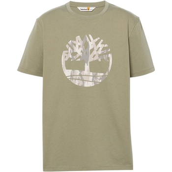 textil Herr T-shirts Timberland 227631 Grön