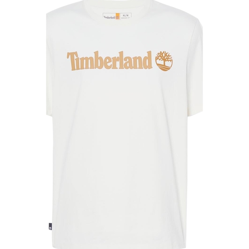textil Herr T-shirts Timberland 227641 Vit