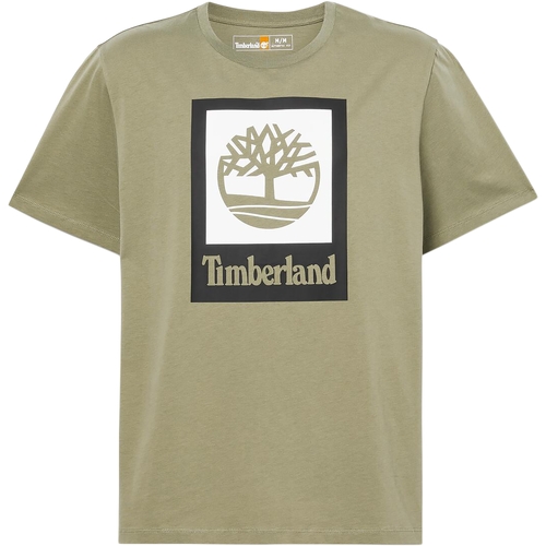 textil Herr T-shirts Timberland 227460 Grön