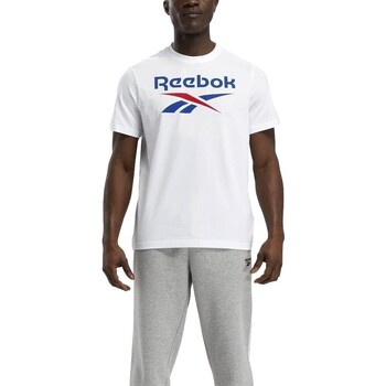 textil Herr T-shirts Reebok Sport CAMISETA HOMBRE  100071175-WHITE Vit