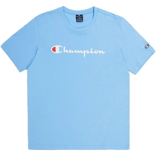 textil Herr T-shirts Champion  Blå