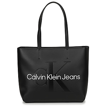 Väskor Dam Shoppingväskor Calvin Klein Jeans CKJ SCULPTED NEW SHOPPER 29 Svart