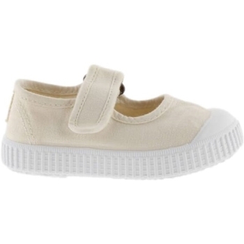 Skor Barn Snörskor Victoria Kids Shoes 36605 - Cotton Beige