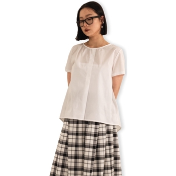 textil Dam Blusar Wendykei Shirt 220659 - White Vit