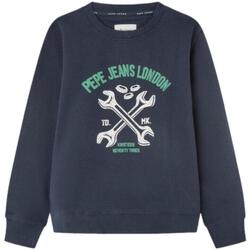 textil Pojkar Sweatshirts Pepe jeans  Blå