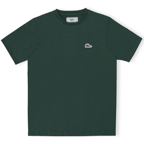textil Herr T-shirts & Pikétröjor Sanjo T-Shirt Patch Classic - Bottle Grön