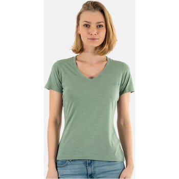 textil Dam T-shirts & Pikétröjor Guess W4GI66 KC8T0 Grön