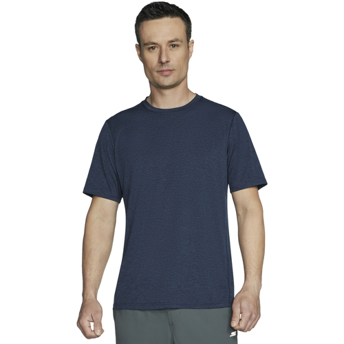 textil Herr T-shirts Skechers GO DRI Charge Tee Blå
