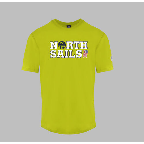 textil Herr T-shirts North Sails - 9024110 Gul