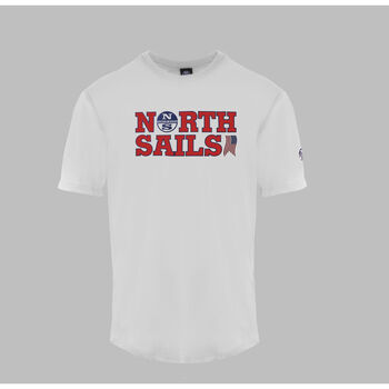 textil Herr T-shirts North Sails - 9024110 Vit