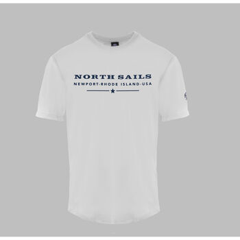 textil Herr T-shirts North Sails 9024020101 White Vit