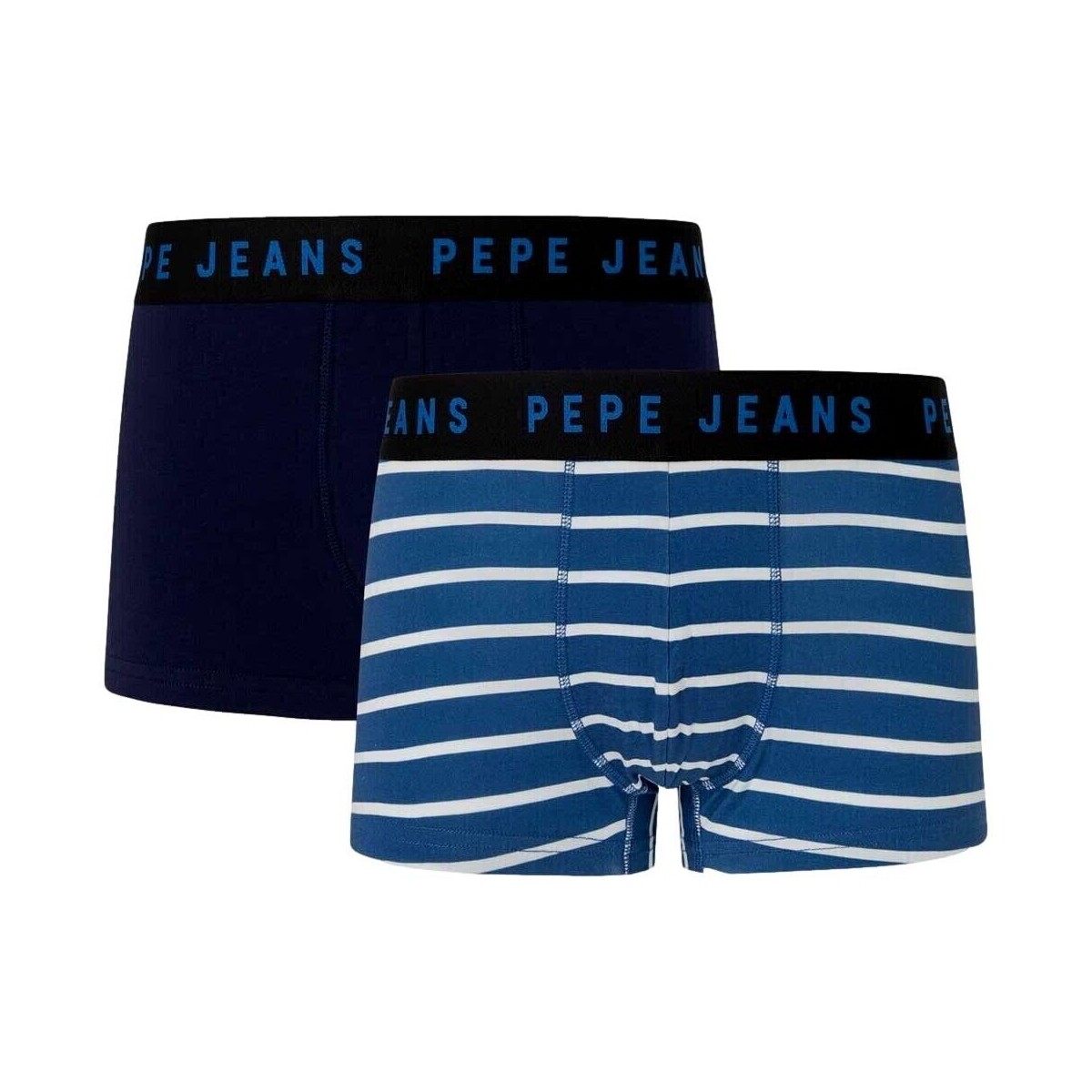 Underkläder Herr Boxershorts Pepe jeans PACK 2 BOXES STRIPES HOMBRE   PMU11149 Blå