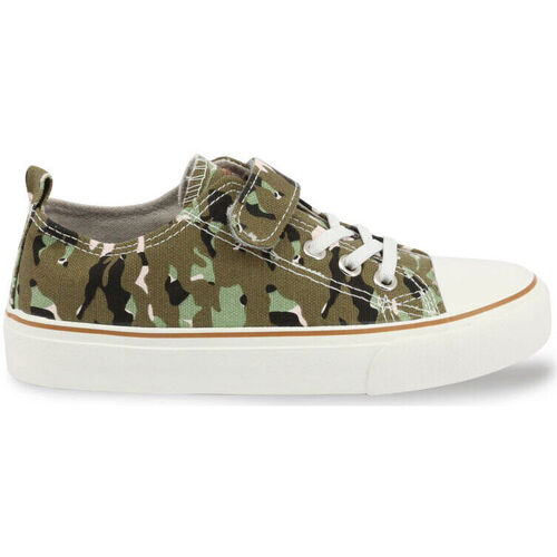 Skor Herr Sneakers Shone 291-002 Military Grön